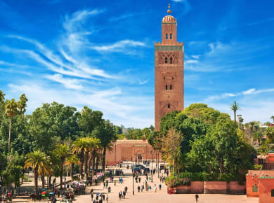 Marrakesh-Safi, Hauptplatz von Marrakesch in der alten Medina