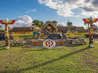 Miami, FL, Miccosukee Indian Village
