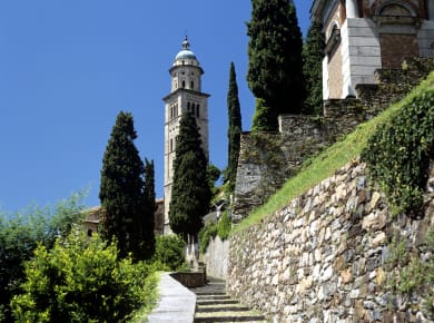 Morcote, Wanderweg Morcote-Carona