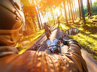 Lengenfeld, Motorrad-Kurvenspaß im Vogtland
