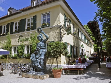 München, Waldwirtschaft Großhesselohe