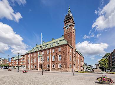 Nässjö, Rathaus mit Glockenturm