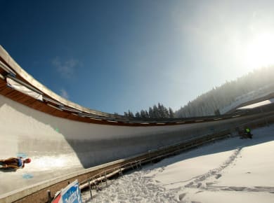 Oberhof, Rennschlitten- und Bobbahn