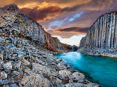 Stuðlagil Canyon