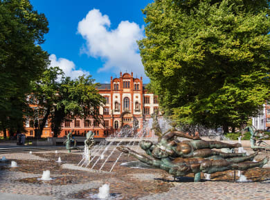 Rostock, Brunnen der Lebensfreude