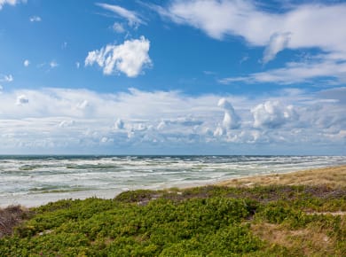 Litauen, Strand in Smiltynė, nördlichster Ort auf der Kurischen Nehrung