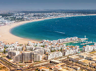 Souss-Massa, Blick auf Agadir