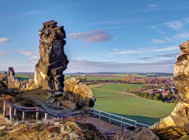 Thale - Weddersleben, Teufelsmauer Weddersleben