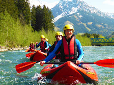 Der Rafting Klassiker - Canadier Tour auf der Iller