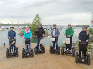 Tour mit Segway Lagune Kahnsdorf
