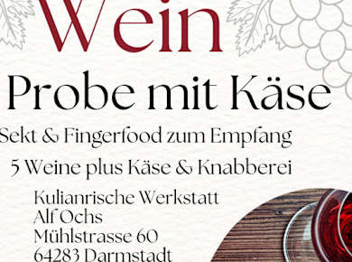 Unser Wein & Käse Flyer
