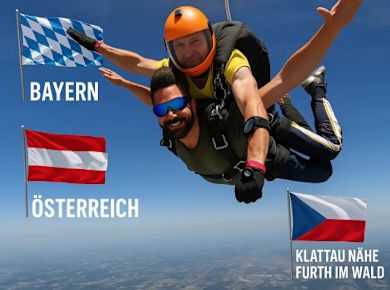Klattau Fallschirmsprung mit dem Chef oder Chefin