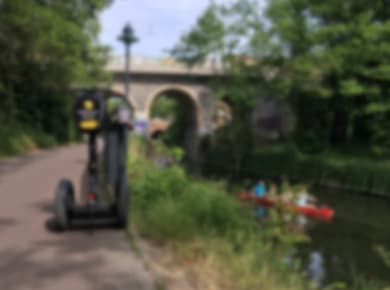Segway am Karl-Heine-Kanal