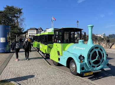 City Train in the old town, Montée de Clausen - Bock