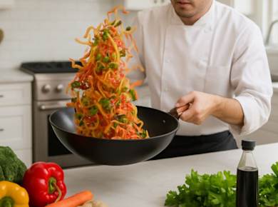Wok Workshop in der Kulinarische-Werkstatt