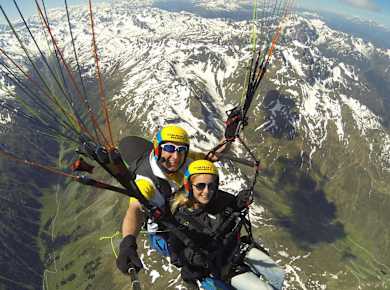 Paragleiten Tandemflug in Gaschurn St.Gallenkirch und Schruns