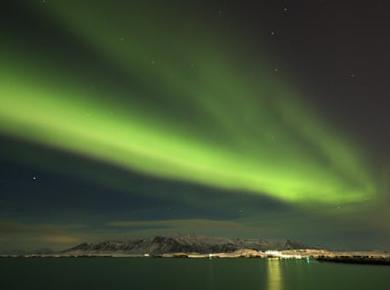 Nordlichter mit dem Boot