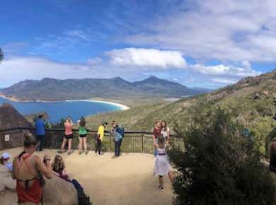 Tagestour zur Wineglass Bay und zum Freycinet National Park