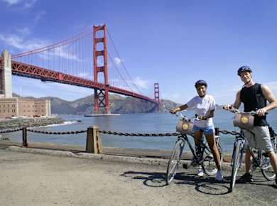 San Francisco: Hop-On/Hop-Off-Bus und Fahrradverleih