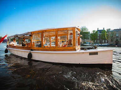 Prosecco- und Weinkreuzfahrt auf den Amsterdamer Kanälen