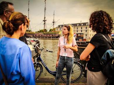 Zweieinhalbstündige Radtour durch Amsterdam