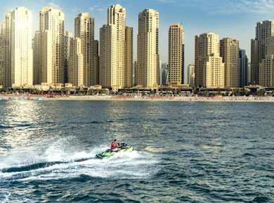Dubai Jet Ski Tour im Burj Al Arab, Burj Khalifa und Atlantis