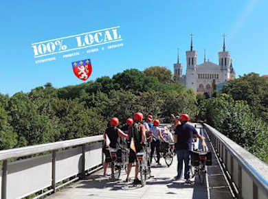 4-stündige E-Bike-Tour in Lyon mit Verkostung von Speisen