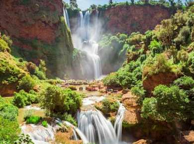 Tagesausflug zu den Ouzoud-Wasserfällen ab Marrakesch