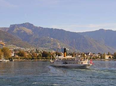 Riviera Bootsfahrt auf dem Genfersee ab Montreux