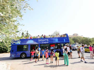 Hop-on-Hop-off-Tour durch Athen und Eintrittskarten für die Akropolis und das Akropolismuseum