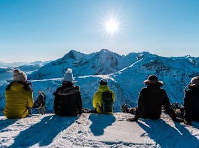Winterspaziergang auf der wilden Seite