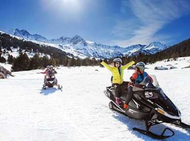 Erlebnis Motorschlitten in Grand Valira