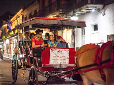 Kutschfahrt durch New Orleans mit Geschichte und Spuk