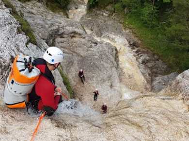 Canyoning Schnuppertour im Berchtesgadener Land