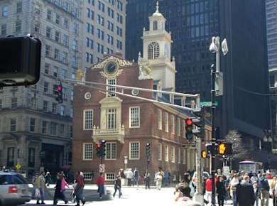 Downtown Freedom Trail nach Back Bay über Beacon Hill Wandertour