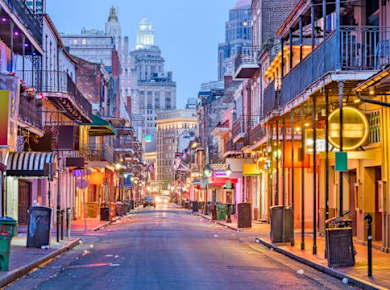 Die New Orleans verfolgten die Kneipentour