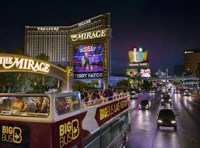 Big Bus Panorama-Nachttour durch Las Vegas