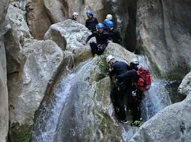Canyoning-Erlebnis in den Pyrenäen von Lleida