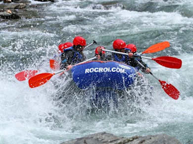 Rafting auf dem Fluss Noguera Pallaresa