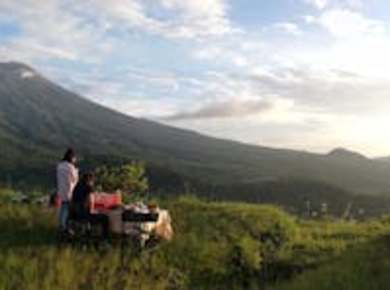Ost-Bali Geländewagen-Safari bei Sonnenaufgang und Fahrradtour