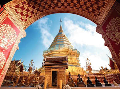 Doi Suthep und Stadttempel private Tour