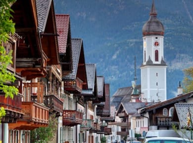 Garmisch-Partenkirchen privater und geführter Rundgang