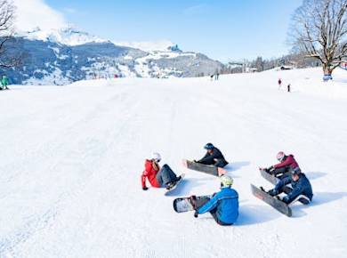 Afternoon Beginner Snowboard Package in Grindelwald