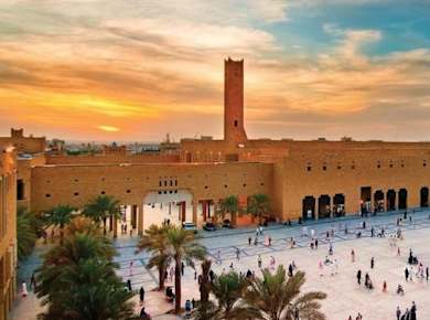 Das historische Riad ist ein selbstgeführter Audio-Rundgang