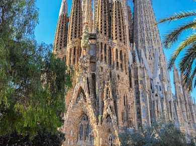 Führung ohne Anstehen durch den Park Güell und die Sagrada Familia