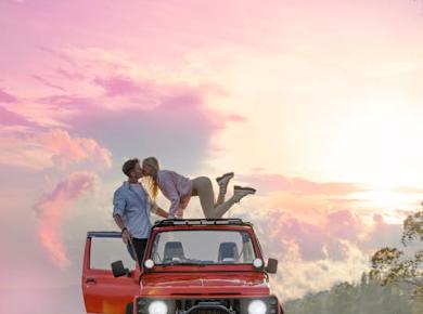 Klassische 4x4-Tour, Sonnenaufgang und natürliche heiße Quelle Batur