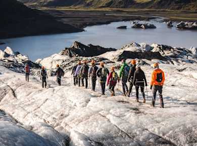 Gletscherwanderung in Sólheimajökull