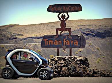 Timanfaya Twizy Electric Car Tour