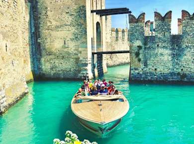 Bootstour durch Sirmione