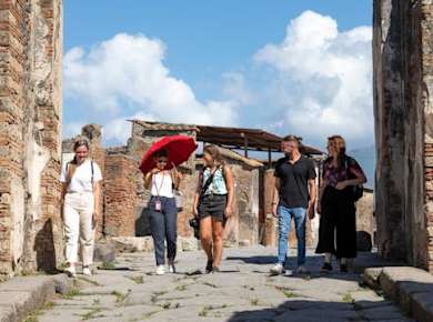 Pompeji und Vesuv Select Tour mit Mittagessen vor Ort